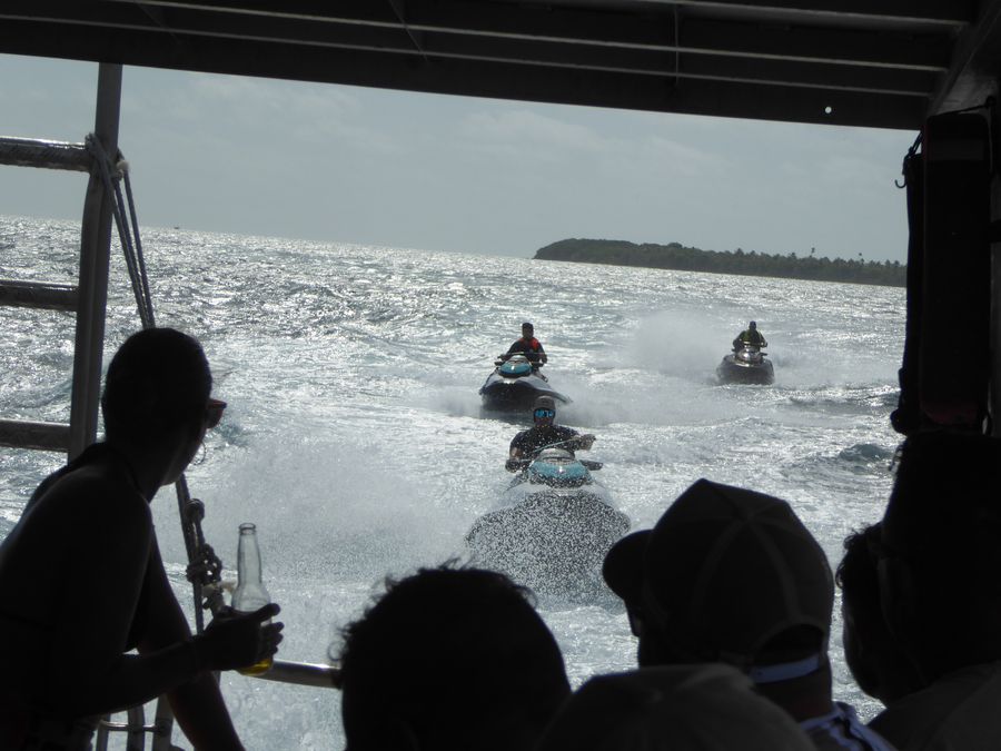 chased by jetski